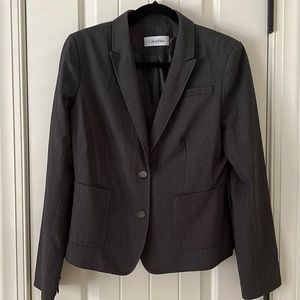 EUC Calvin Klein 2-button blazer